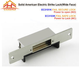Wide Face Door Electric Strike Lock Access Control With Fail Secure Or Fail Safe Function