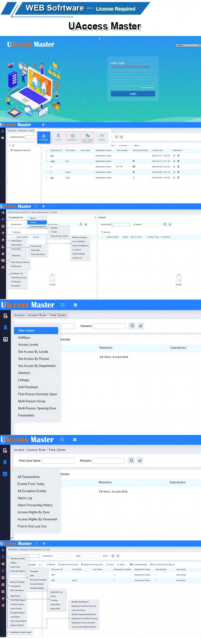 Gesichts-, Fingerabdruck- und RFID-Karte 3
