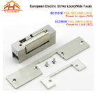 EU Type Access Control Electric Strike Door Lock With Wide Face with NO/NC