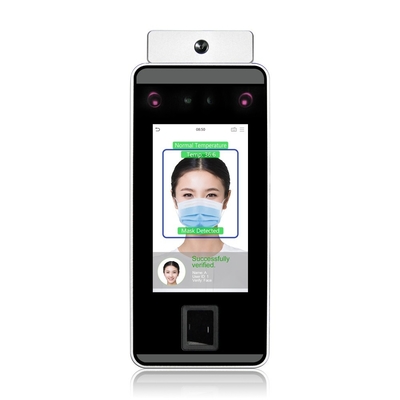 Biometrisches Gesichtserkennungssystem für die Zeitbeteiligung und Temperatur der Gesichtszugangssteuerung FacePro1-TD