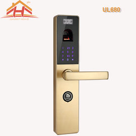 Anti Theft Outdoor Biometric Fingerprint Door Lock With Remote Control Touch Screen